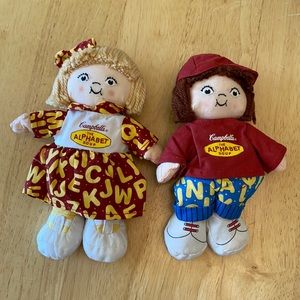 Vintage 2001 Campbell’s Soup Kid Dolls